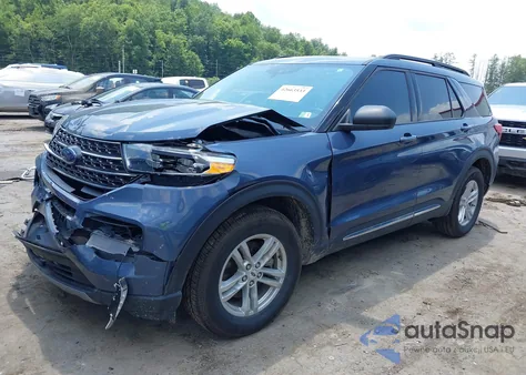 2021 Ford Explorer Xlt из США, поврежденный, VIN 1FMSK8DH1MGA58449